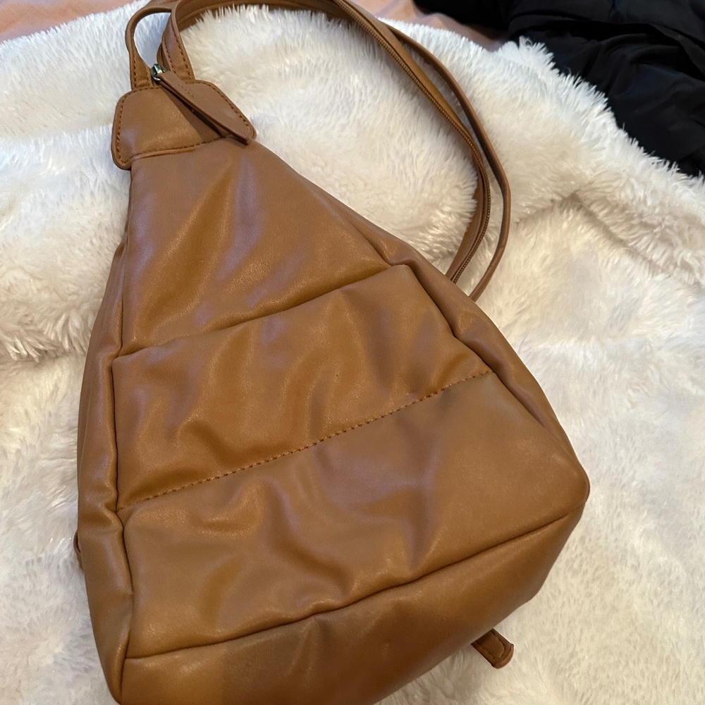 Brown crossbody bag